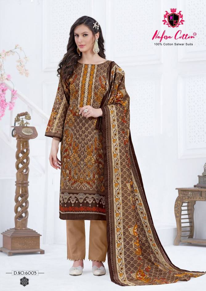 Esra Vol 6 By Nafisa Karachi Cotton Dress Material Wholesale Shop In Surat